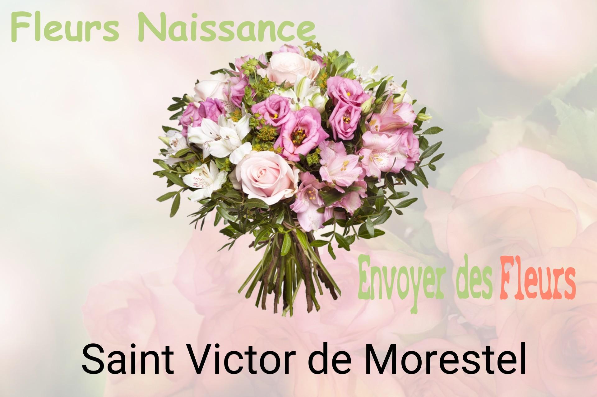 Bouquet de fleurs de naissance livré à Saint-Victor-de-Morestel